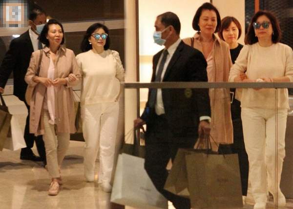 林青霞保镖傍身 与狄龙老婆名店霸气扫货